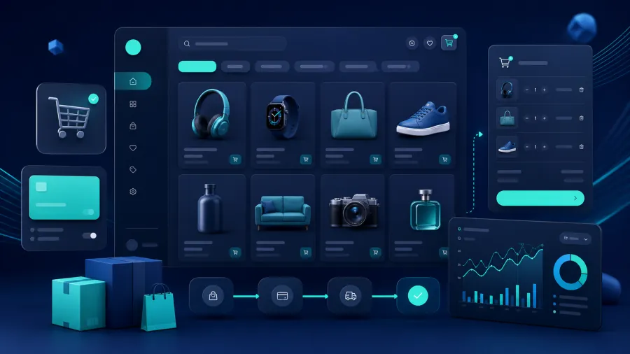 E-commerce Platform product interface preview